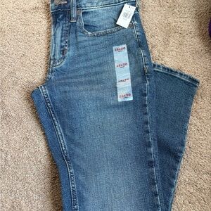 Old Navy Men's Skinny Built-In Flex Blue Jeans